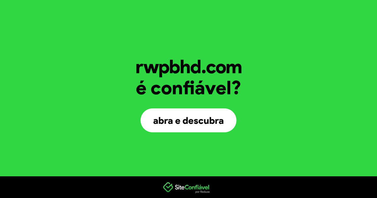 O site rwpbhd.com é confiável?