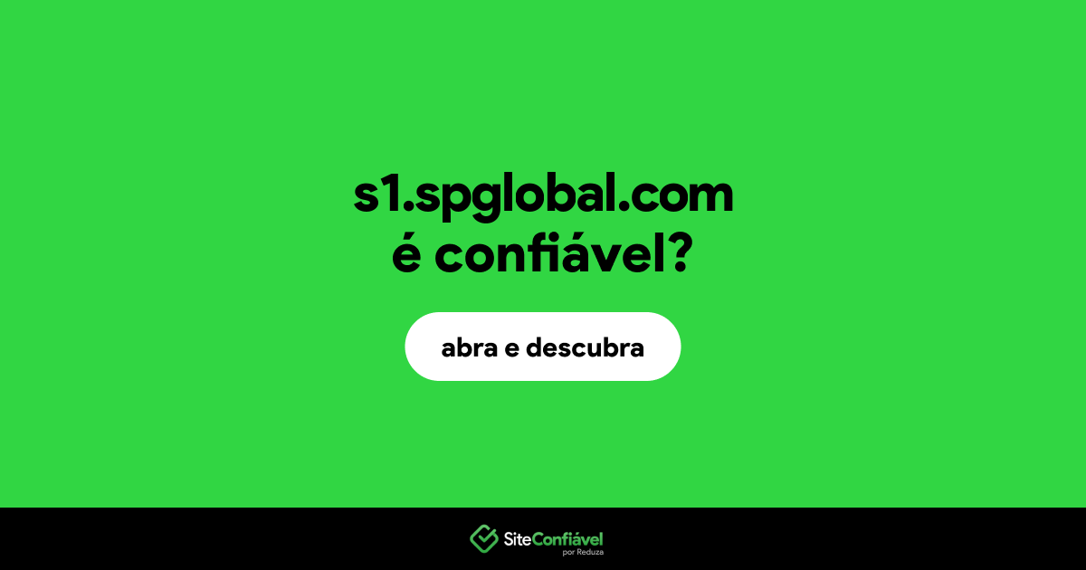 O site s1.spglobal.com é confiável?
