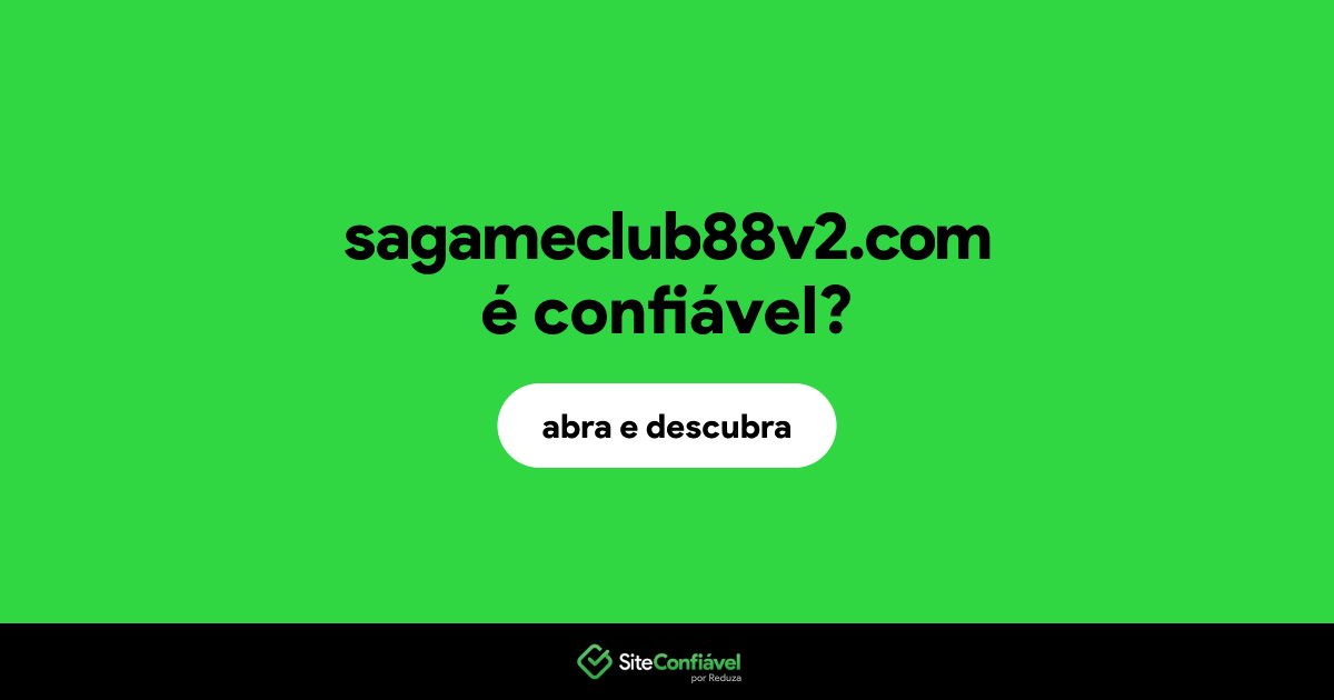 O site sagameclub88v2.com é confiável?