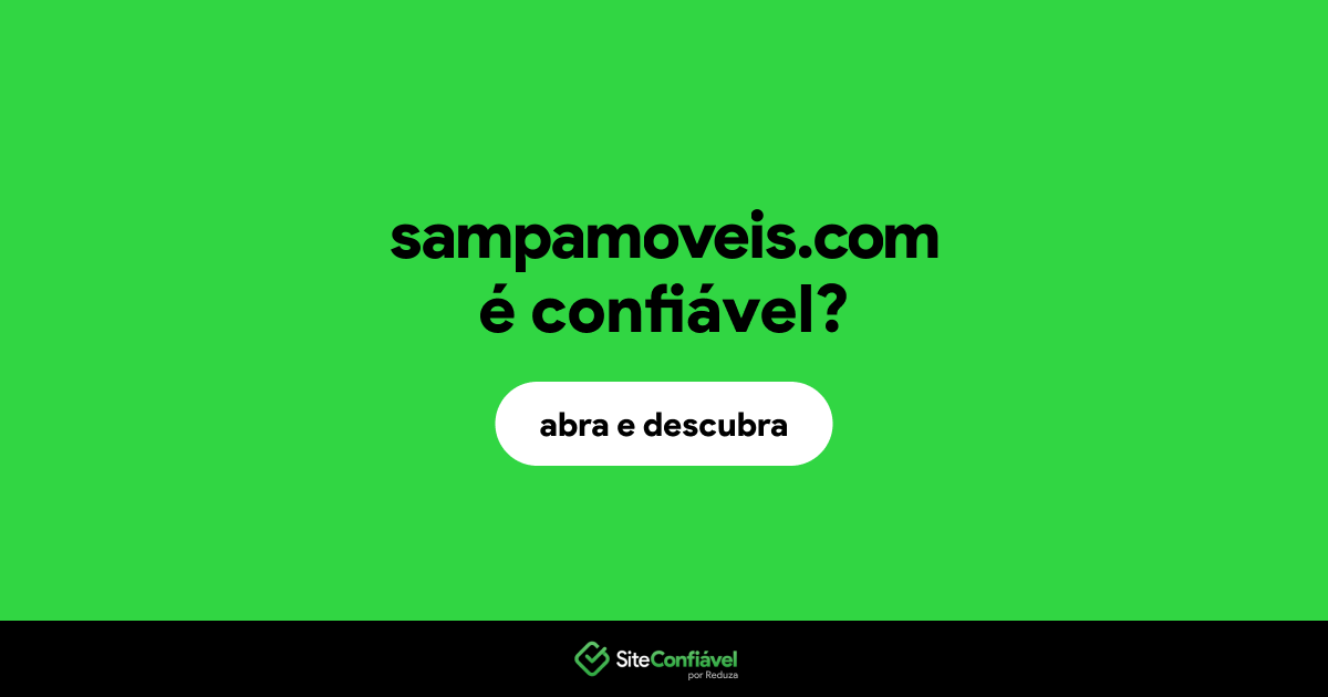 O site sampamoveis.com é confiável?