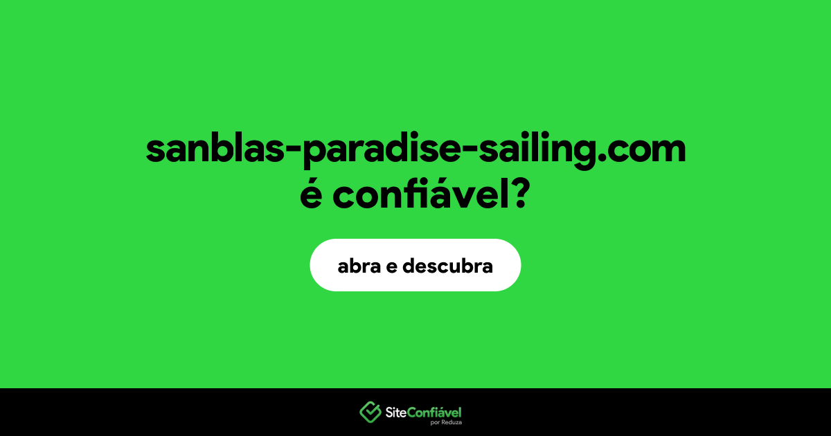 O site sanblas-paradise-sailing.com é confiável?