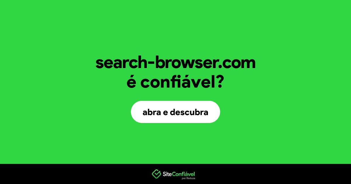 O site search-browser.com é confiável?