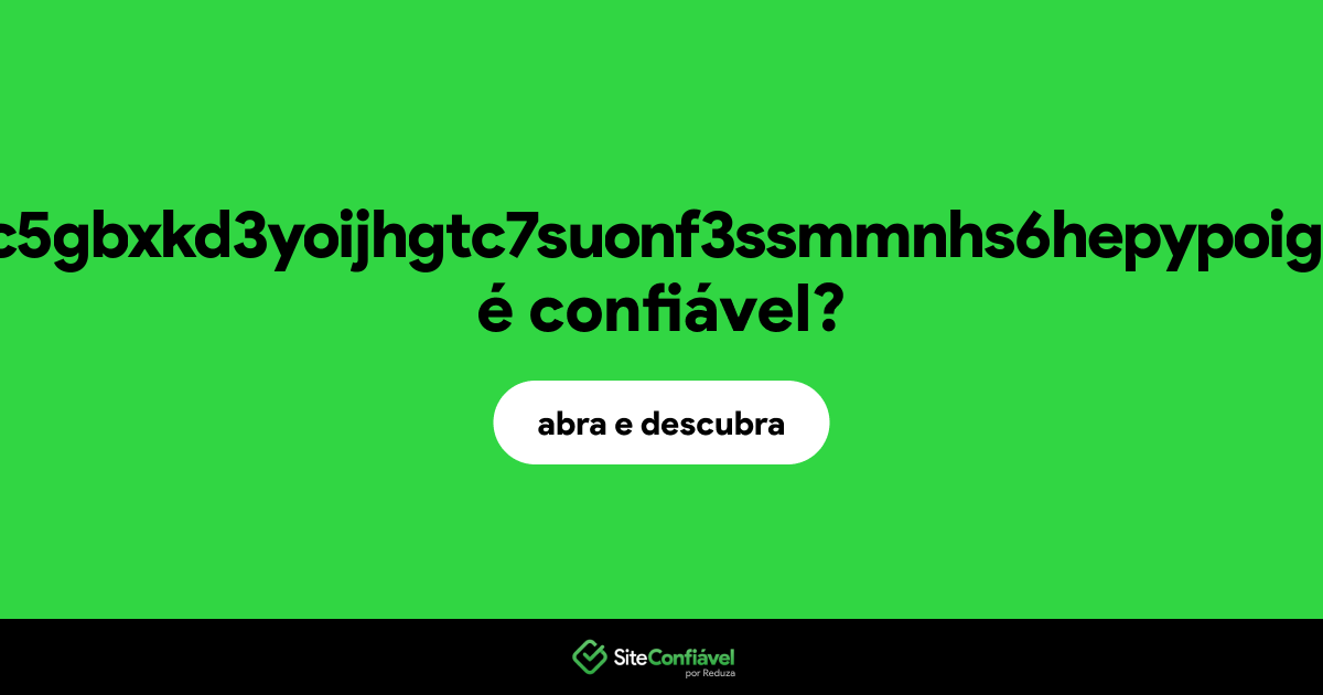 O site search7k73vc5gbxkd3yoijhgtc7suonf3ssmmnhs6hepypoigzdmsid.onion é confiável?
