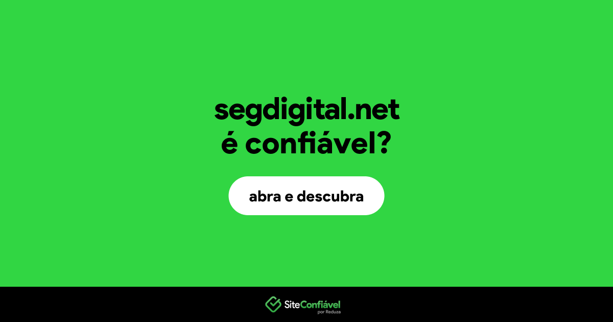 O site segdigital.net é confiável?