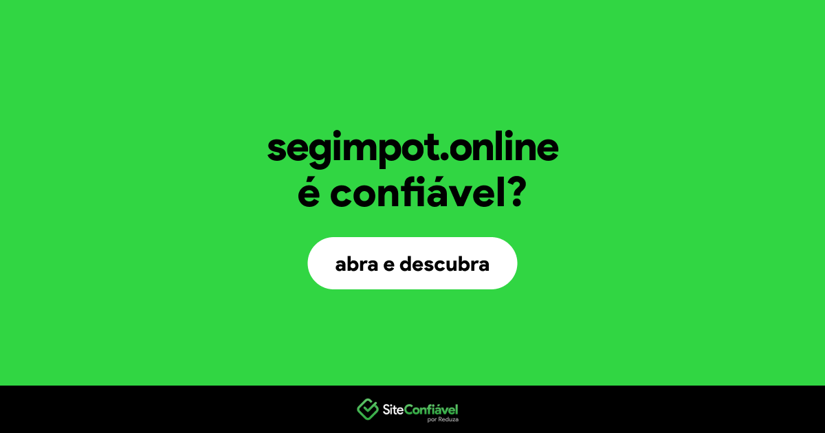 O site segimpot.online é confiável?