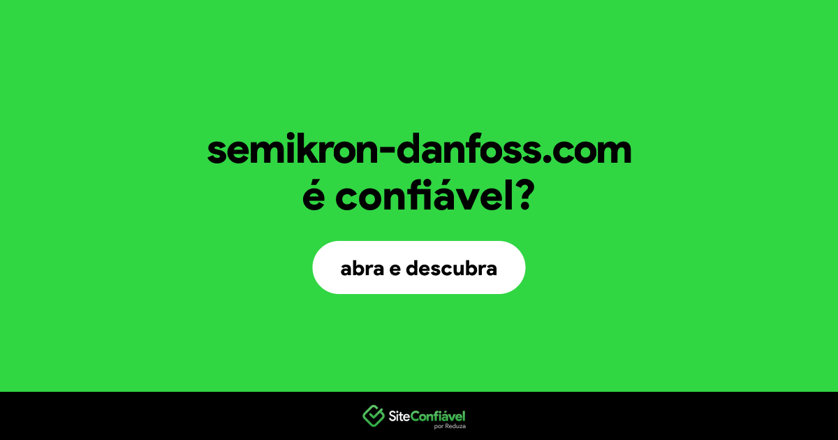 O site semikron-danfoss.com é confiável?