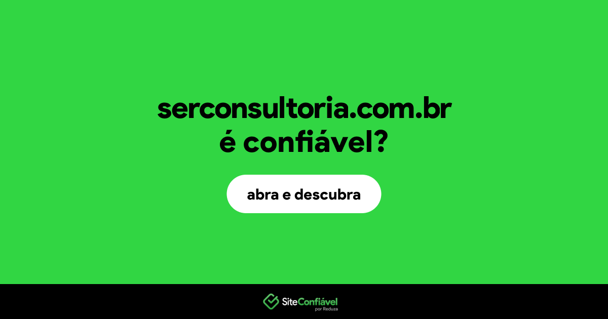 O site serconsultoria.com.br é confiável?