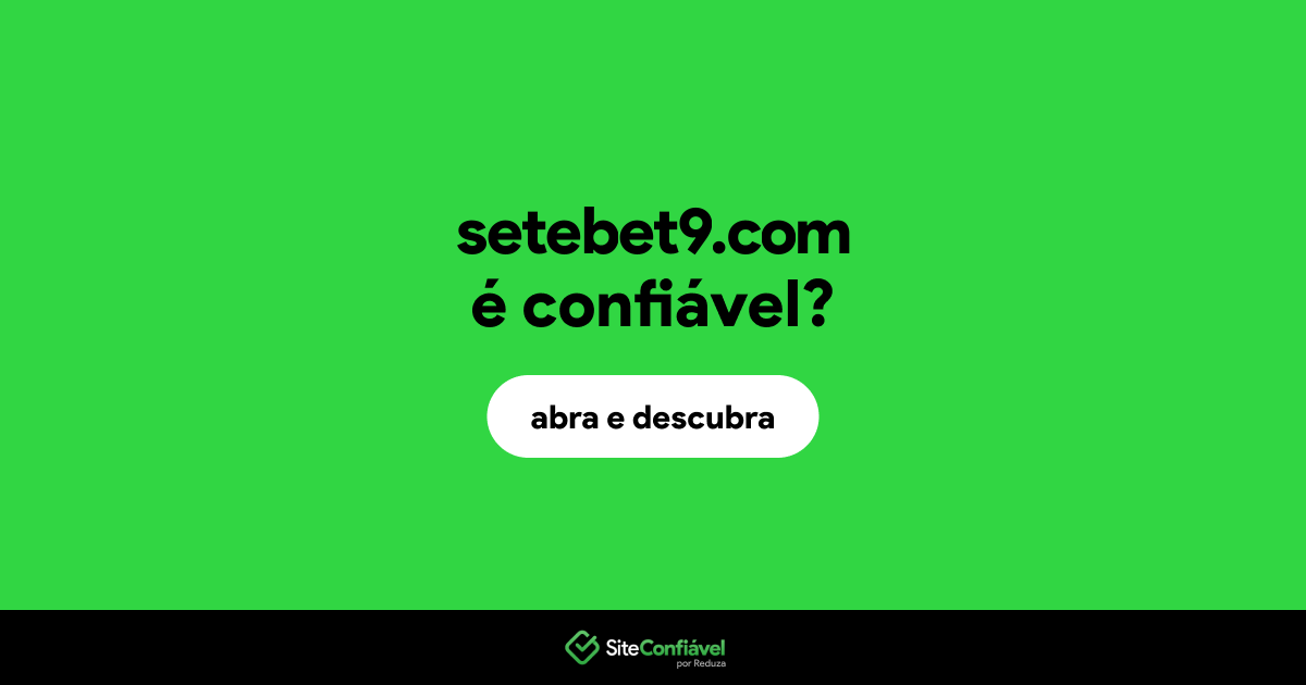 O site setebet9.com é confiável?