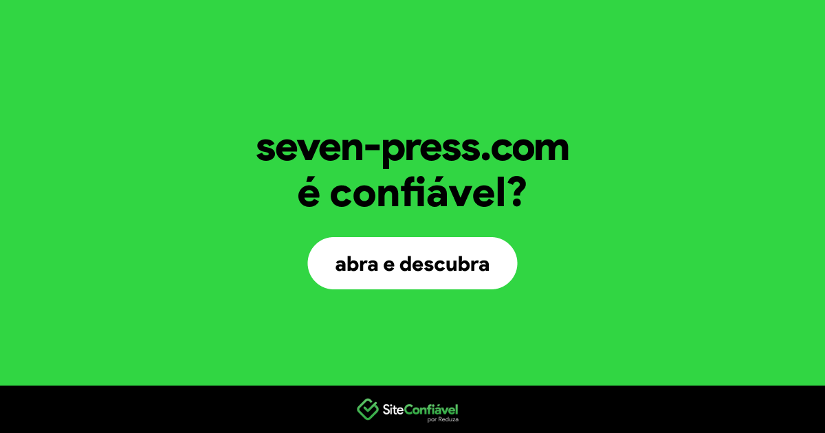 O site seven-press.com é confiável?