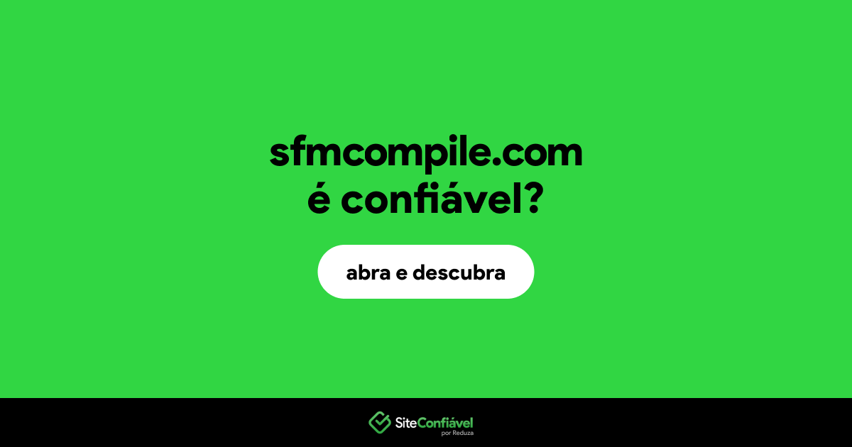 O site sfmcompile.com é confiável?