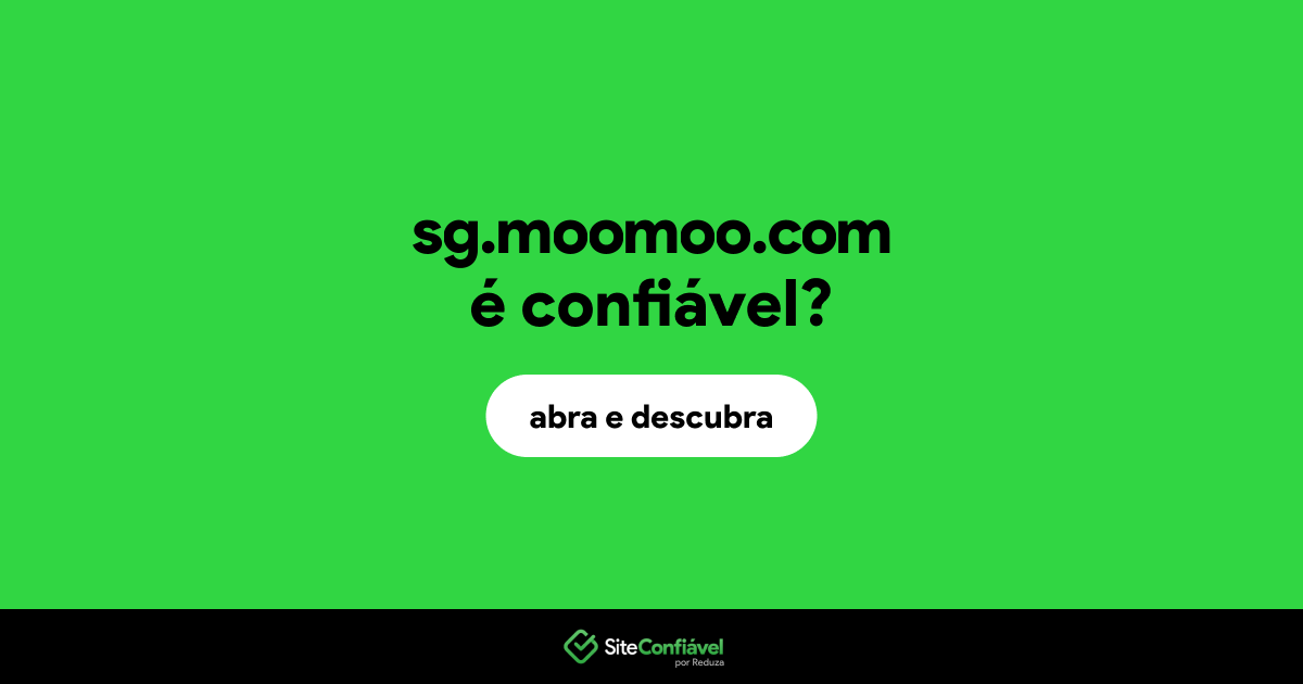 O site sg.moomoo.com é confiável?