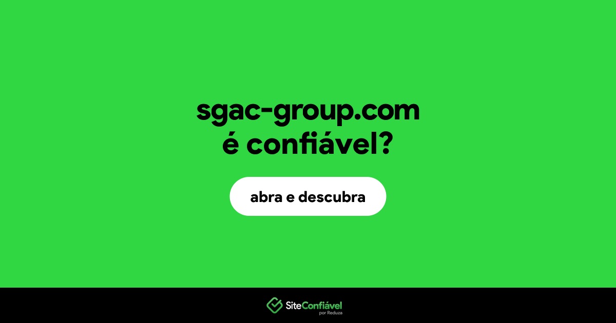 O site sgac-group.com é confiável?