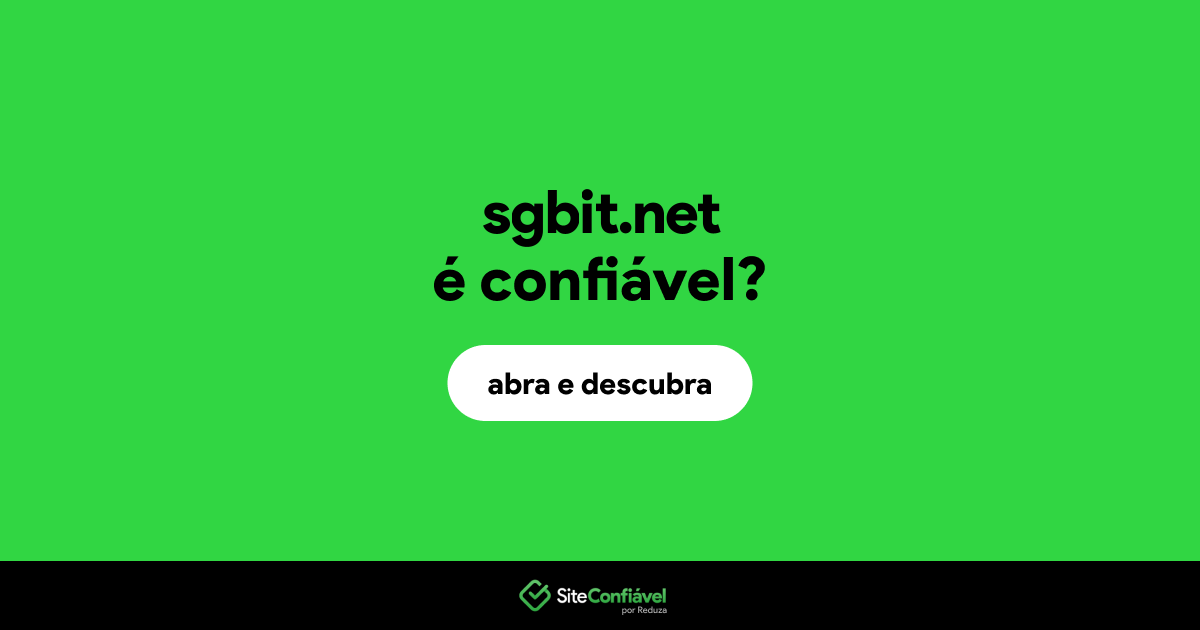 O site sgbit.net é confiável?