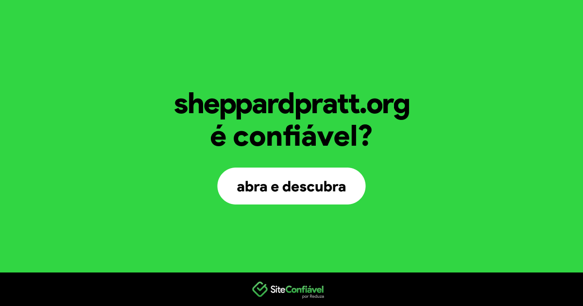 O site sheppardpratt.org é confiável?