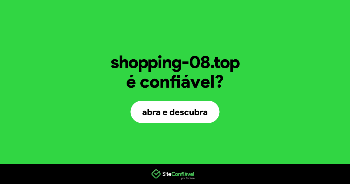 O site shopping-08.top é confiável?