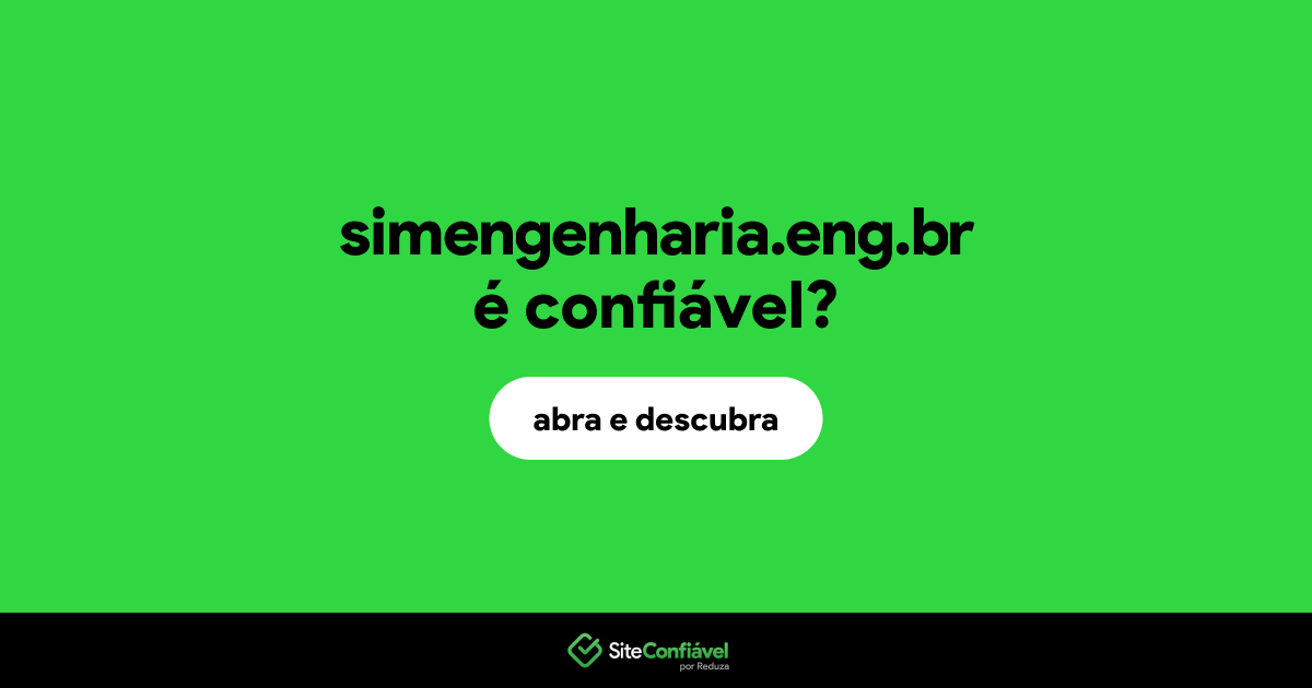 O site simengenharia.eng.br é confiável?