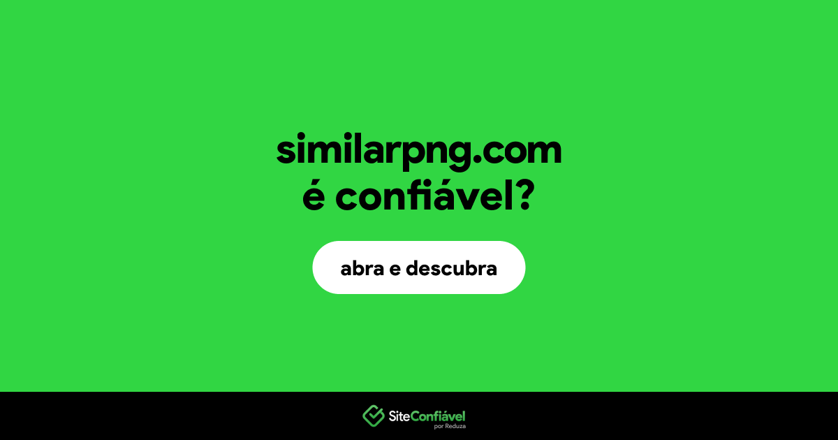 O site similarpng.com é confiável?