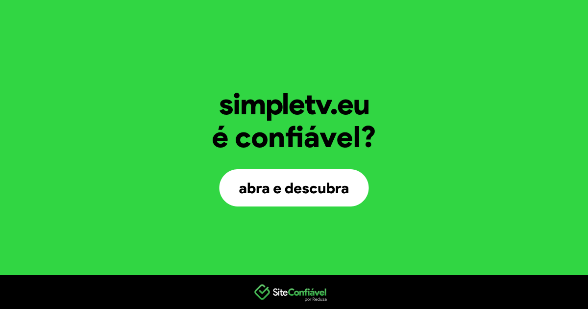O site simpletv.eu é confiável?