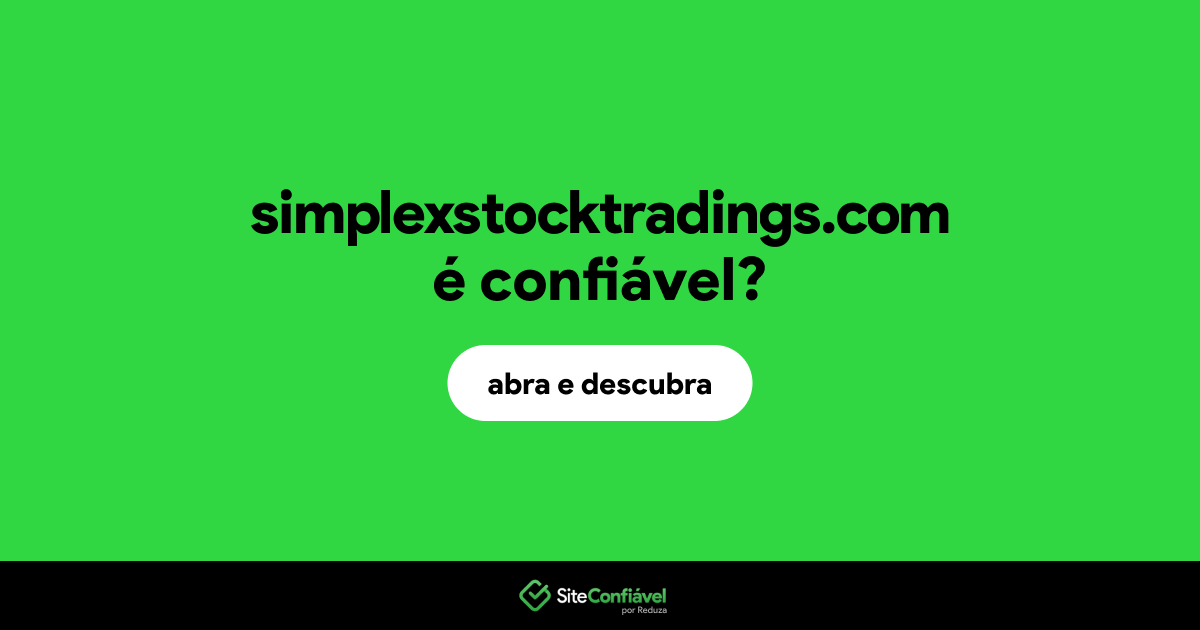 O site simplexstocktradings.com é confiável?