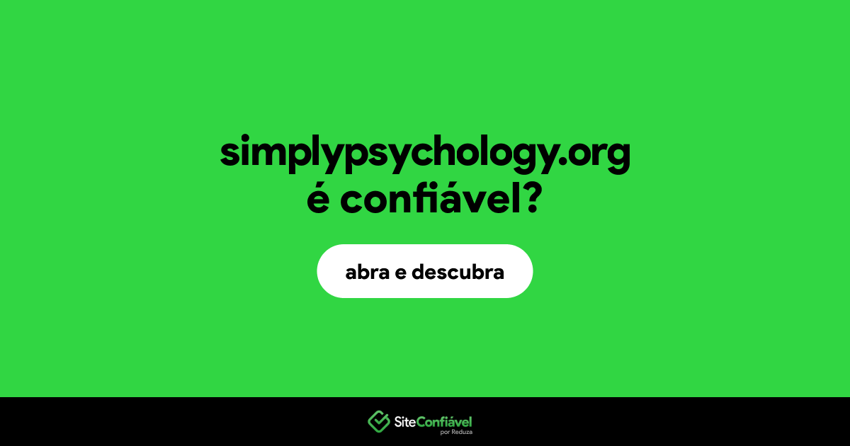 O site simplypsychology.org é confiável?