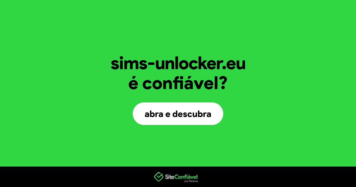 O site sims-unlocker.eu é confiável?