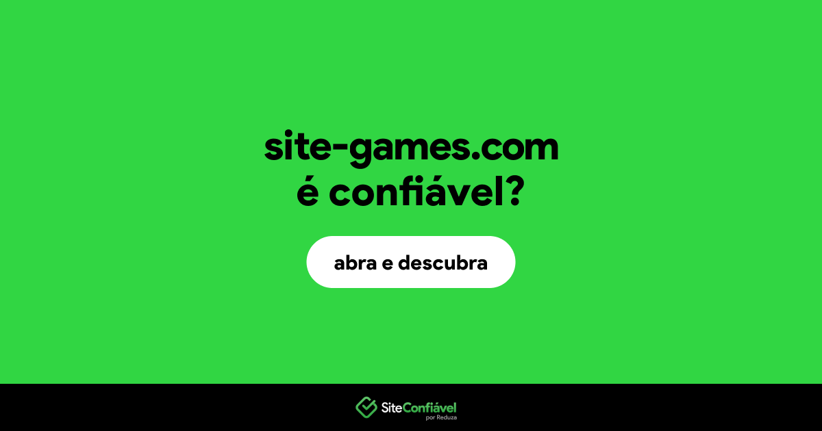 O site site-games.com é confiável?