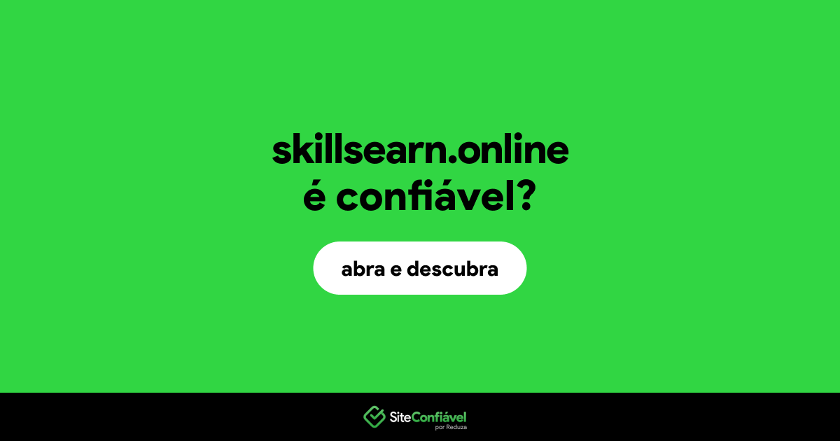 O site skillsearn.online é confiável?