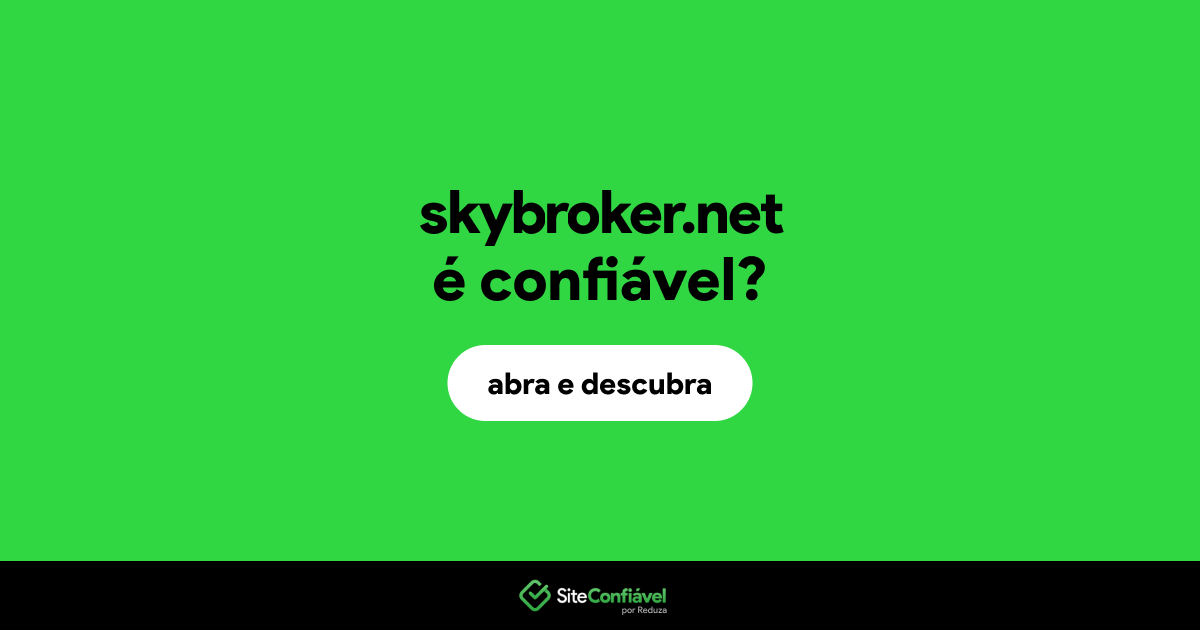 O site skybroker.net é confiável?