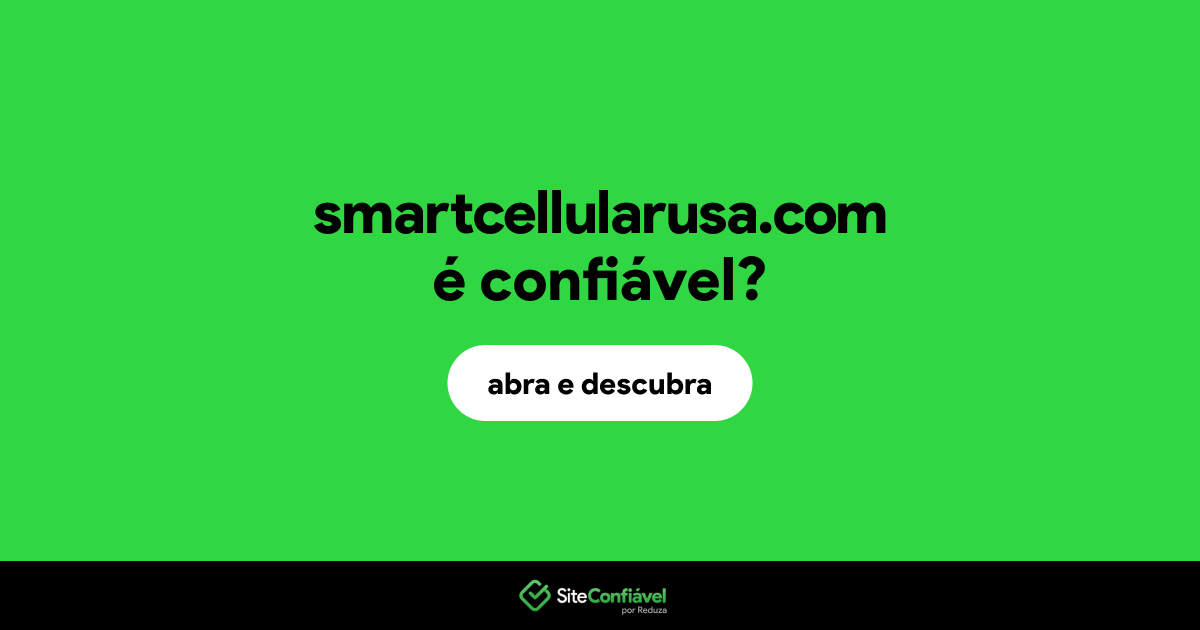 O site smartcellularusa.com é confiável?