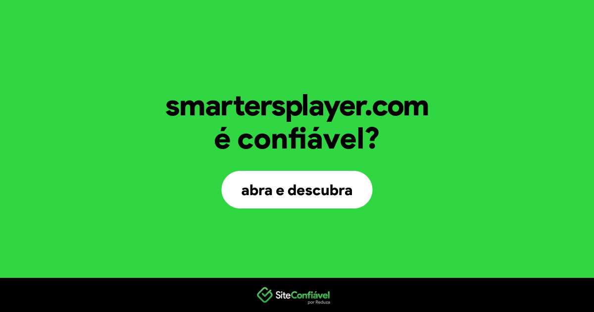 O site smartersplayer.com é confiável?