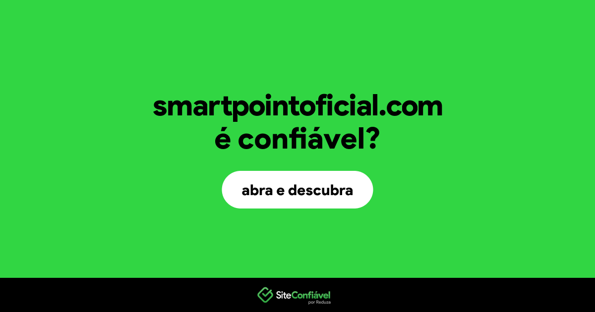 O site smartpointoficial.com é confiável?