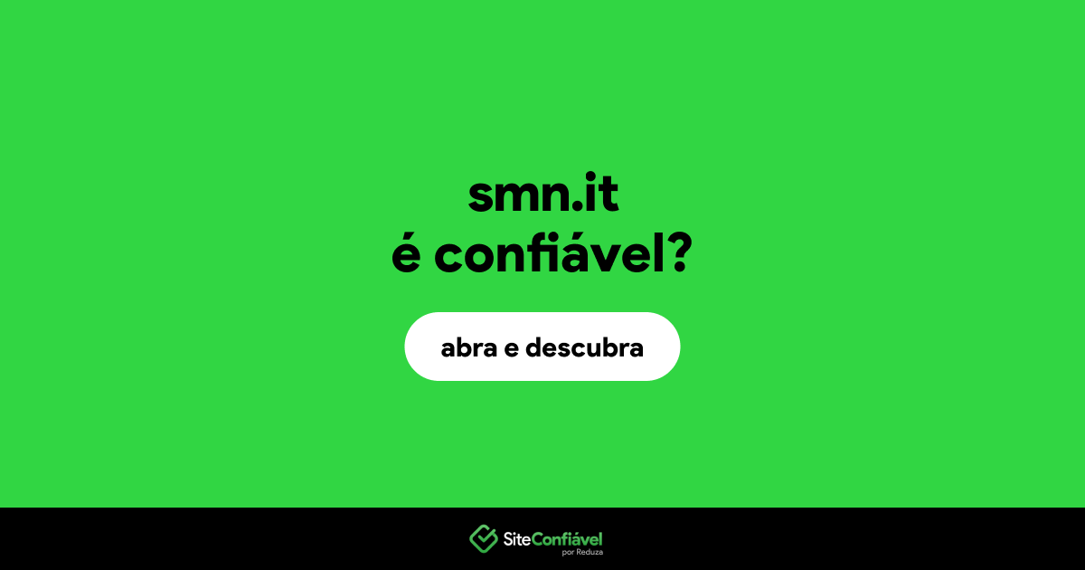 O site smn.it é confiável?