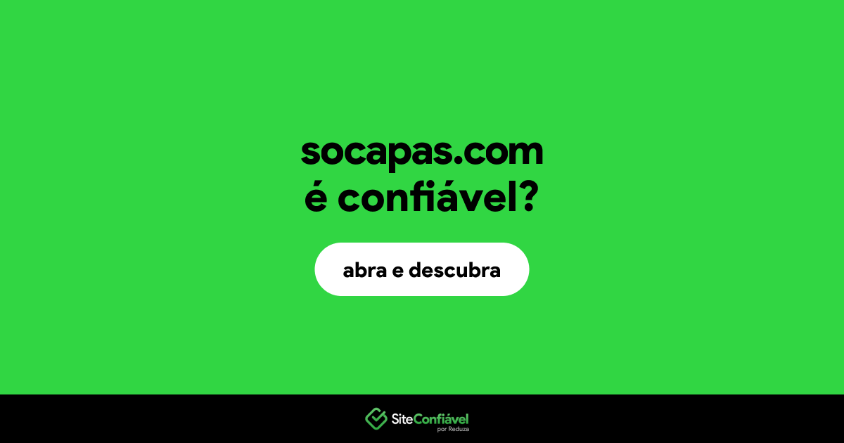 O site socapas.com é confiável?
