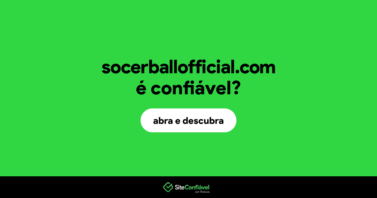 O site socerballofficial.com é confiável?
