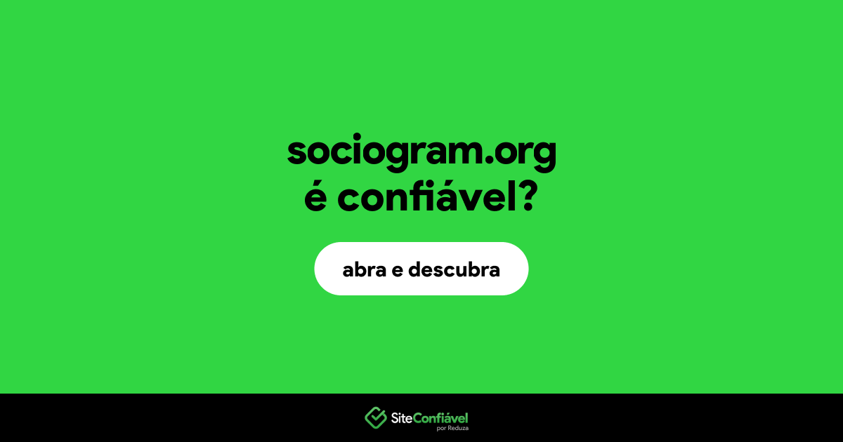 O site sociogram.org é confiável?