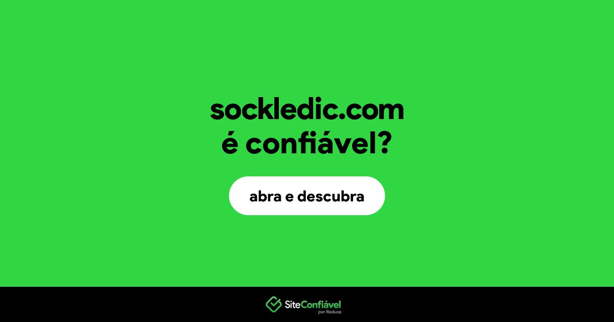 O site sockledic.com é confiável?