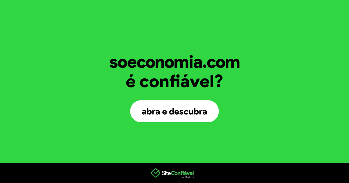 O site soeconomia.com é confiável?