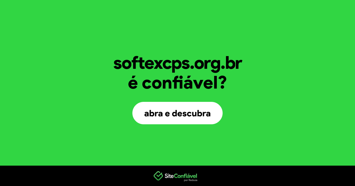 O site softexcps.org.br é confiável?