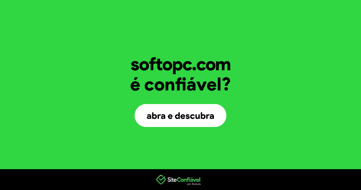 O site softopc.com é confiável?