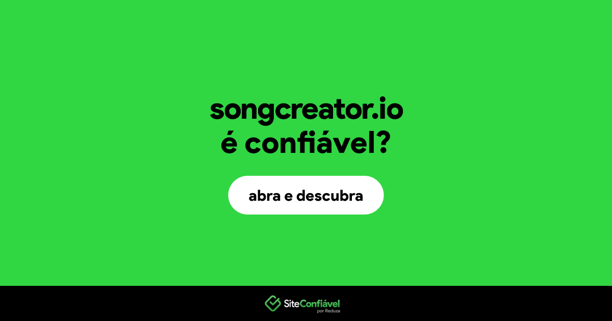 O site songcreator.io é confiável?
