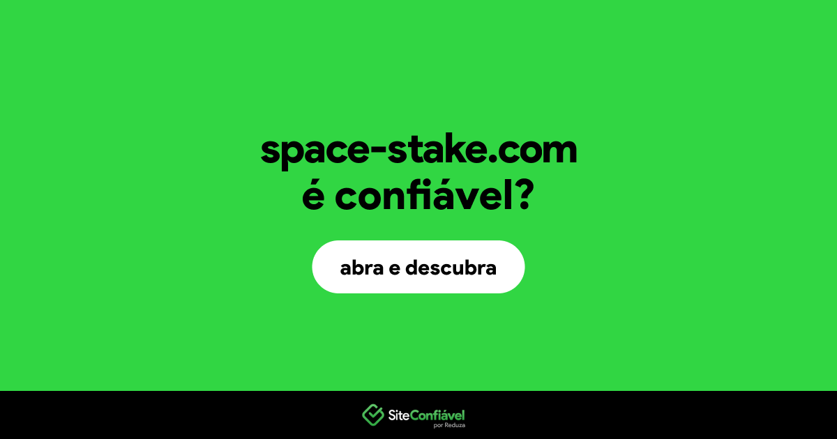 O site space-stake.com é confiável?