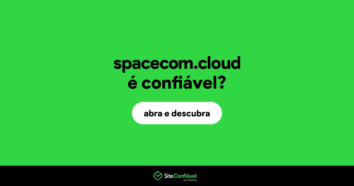 O site spacecom.cloud é confiável?