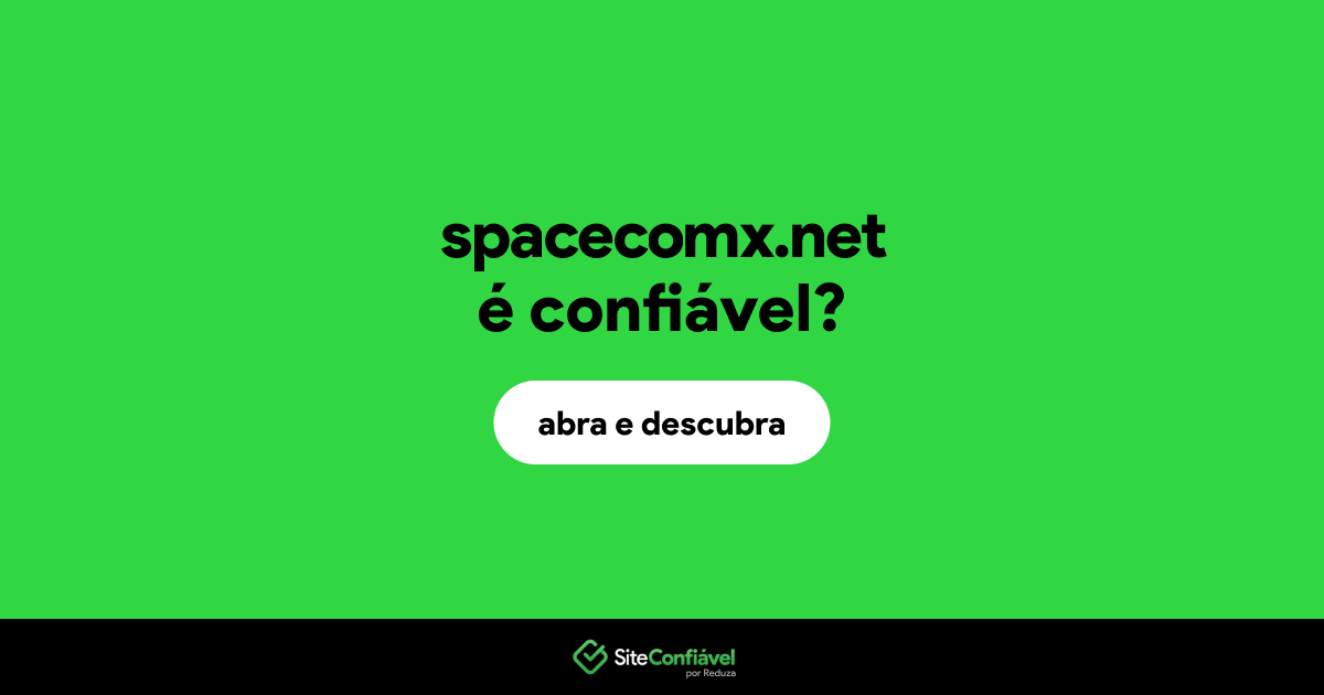 O site spacecomx.net é confiável?