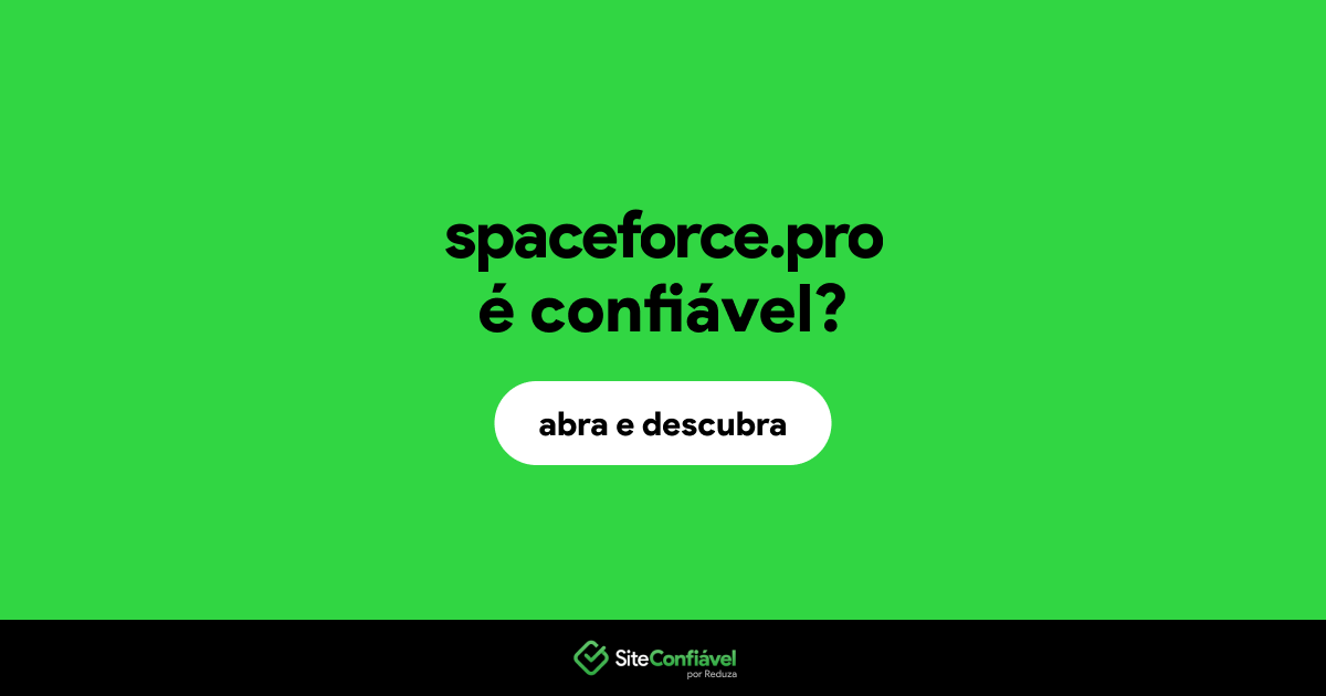 O site spaceforce.pro é confiável?