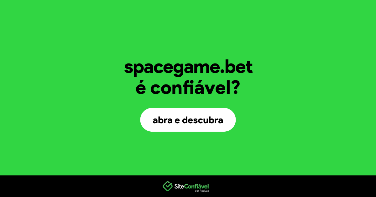 O site spacegame.bet é confiável?
