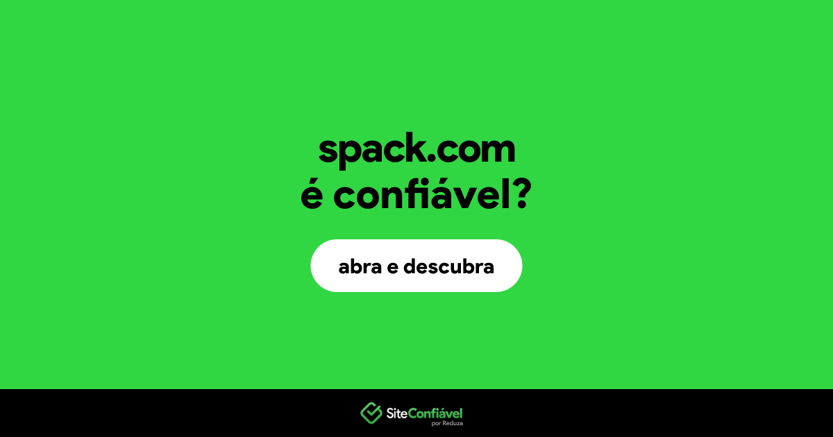 O site spack.com é confiável?