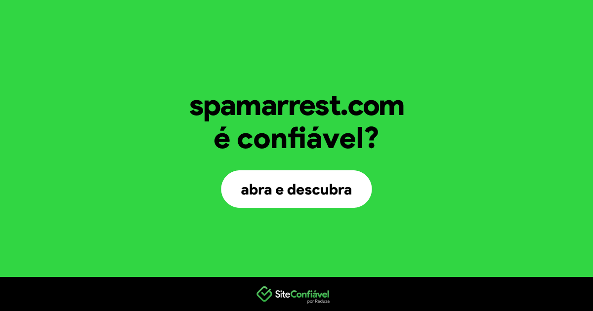 O site spamarrest.com é confiável?
