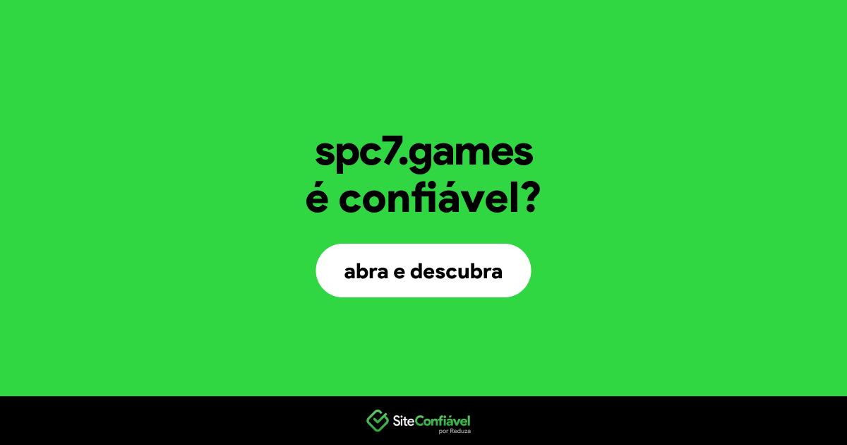 O site spc7.games é confiável?