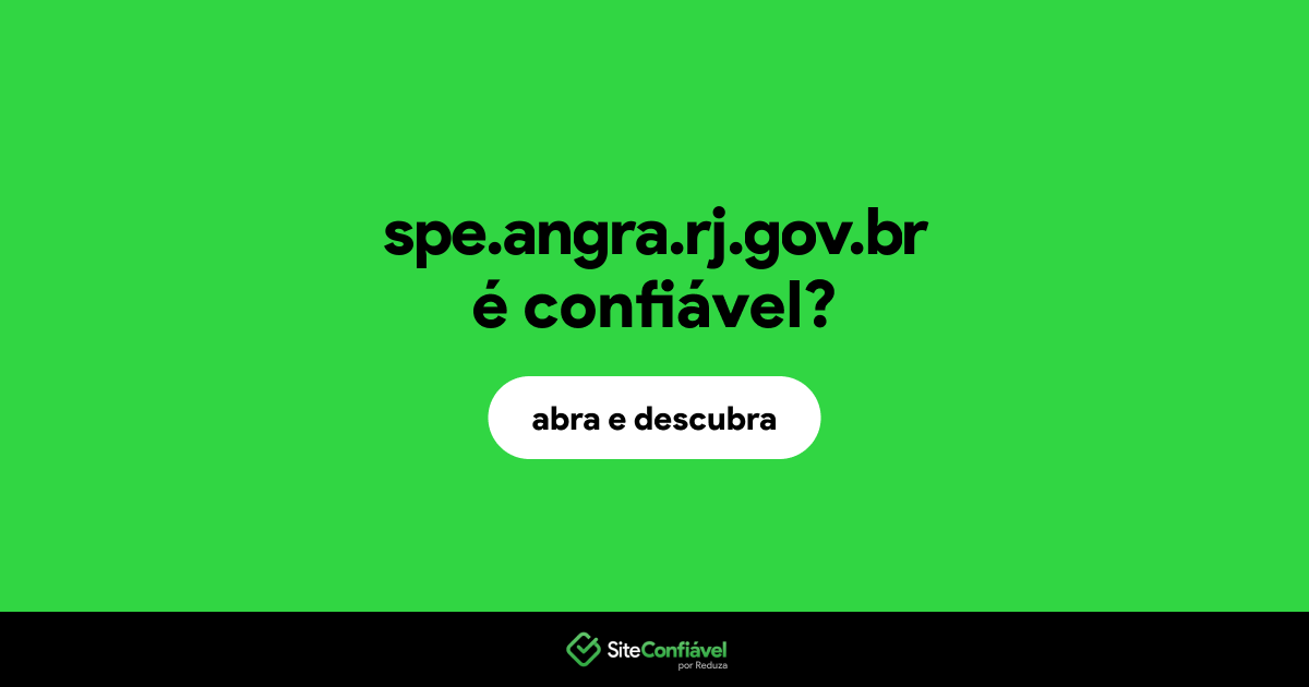 O site spe.angra.rj.gov.br é confiável?