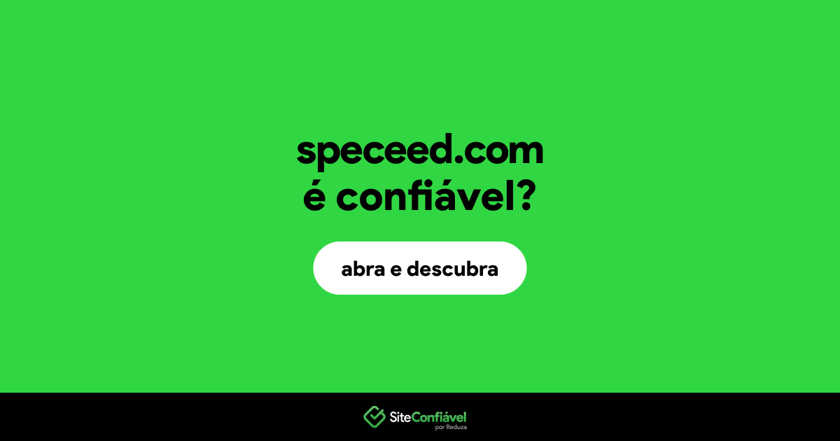 O site speceed.com é confiável?